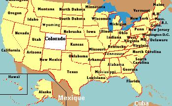Колорадо карта